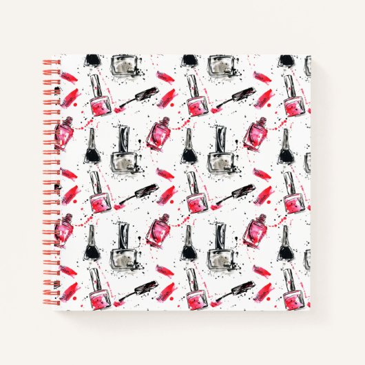 Carnet Aquarelle Clou Motif polonais (Devant)