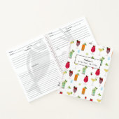 Carnet Aquarelle Cocktails Party Boissons Recette (Intérieur)