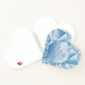 Carnet Aquarelle Coeur Diamond 60e anniversaire de mariag (Intérieur)