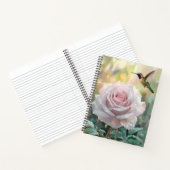 Carnet Aquarelle Colibri et spirale rose (Intérieur)