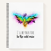 Aquarelle colorée Arc-en-ciel Phoenix Bird