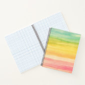 Carnet Aquarelle colorée Brosses (Intérieur)