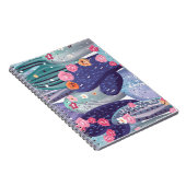 Carnet Aquarelle colorée Motif Cactus (Côté Droit)