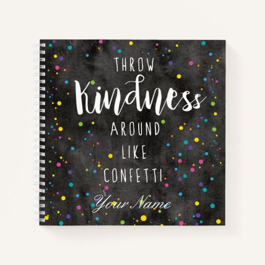 Carnet Aquarelle Confetti (Devant)