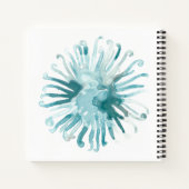 Carnet Aquarelle Corail - Bleu 2 (Dos)