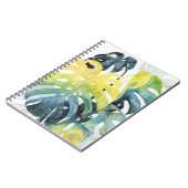 Carnet Aquarelle Coucher de soleil Palm Tree Feuilles (Côté gauche)