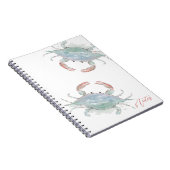 Carnet Aquarelle Crabe côtier (Côté Droit)