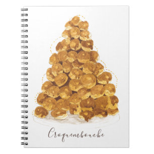 Carnet Aquarelle Croquembouche