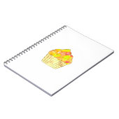 Carnet Aquarelle Cupcake Peinture (Côté gauche)