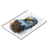 Carnet Aquarelle d'aigle américain (Côté gauche)