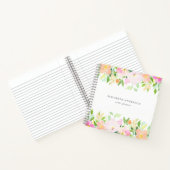 Carnet Aquarelle Dainty Fleurs | Pastel Floral (Intérieur)