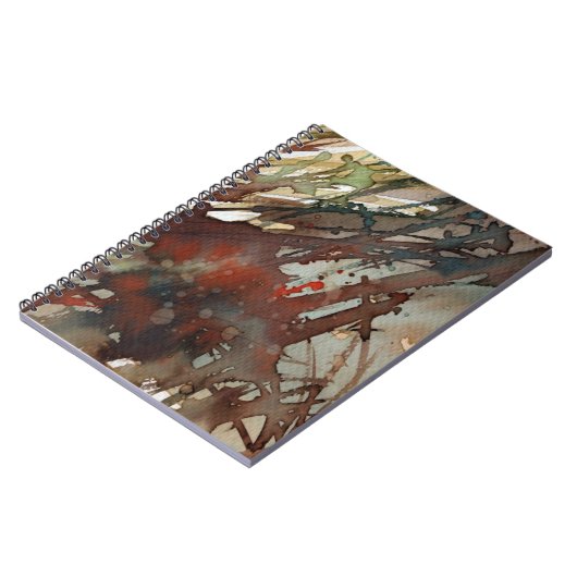 Carnet aquarelle d'arrière - plan (Côté gauche)