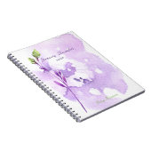 Carnet Aquarelle de bleuet (Côté Droit)