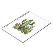 Carnet Aquarelle de Cactus (Côté gauche)