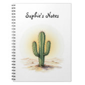 Carnet aquarelle de Cactus (Devant)