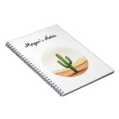 Carnet aquarelle de Cactus (Côté Droit)