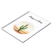 Carnet aquarelle de Cactus (Côté gauche)
