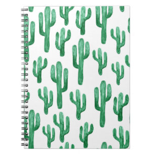 Carnet Aquarelle de cactus : illustration à main