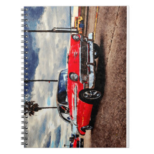 Carnet Aquarelle de Chevrolet Bel Air 1956