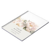 Carnet Aquarelle de couleur florale de la pelouse de rose (Côté gauche)