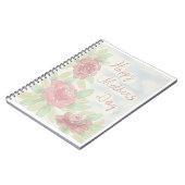 Carnet Aquarelle de la fête des mères (Côté gauche)