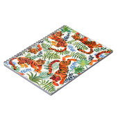 Carnet Aquarelle de la Jungle de Tigre vintage (Côté gauche)