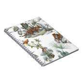 Carnet Aquarelle de la jungle léopard Scène tropicale (Côté Droit)