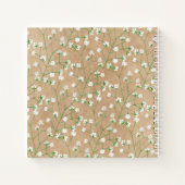 Carnet Aquarelle de la respiration du bébé Floral Mariage (Dos)