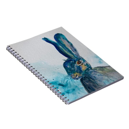 Carnet Aquarelle de lapin lièvre (Côté Droit)