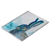 Carnet Aquarelle de lapin lièvre (Côté gauche)