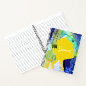 Carnet Aquarelle de l'art silhouette abstraite (Intérieur)