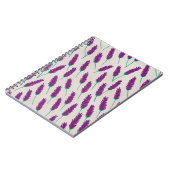 Carnet Aquarelle de lavande (Côté gauche)