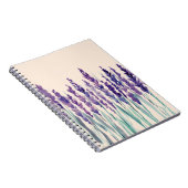 Carnet aquarelle de lavande française (Côté Droit)