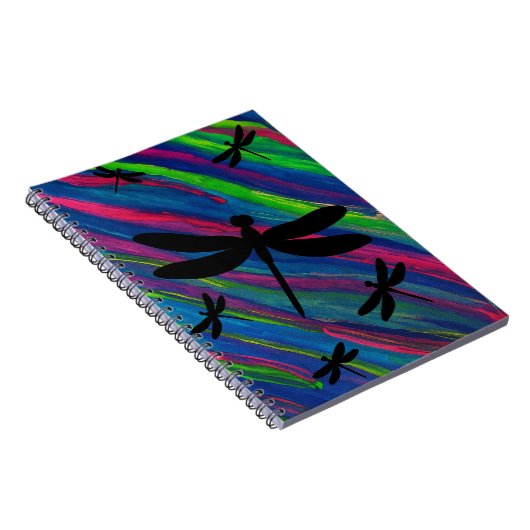 Carnet Aquarelle de libellule (Côté Droit)
