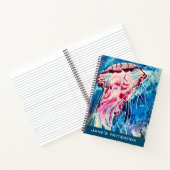 Carnet Aquarelle de méduse art océanique (Intérieur)