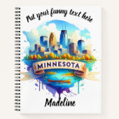 Carnet Aquarelle de Minnesota (Devant)