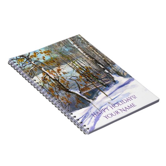 Carnet Aquarelle de neige (Côté Droit)