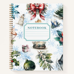Carnet Aquarelle de Noël