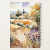 Carnet Aquarelle de Provence 2024 | votre nom (Verso)