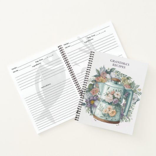 Carnet Aquarelle de recette personnalisée Fabricant de ca (Intérieur)