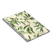 Carnet Aquarelle des branches d'olive (Côté Droit)