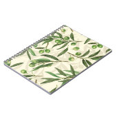 Carnet Aquarelle des branches d'olive (Côté gauche)