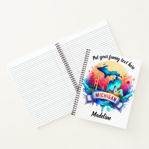 Carnet Aquarelle des États américains : Michigan