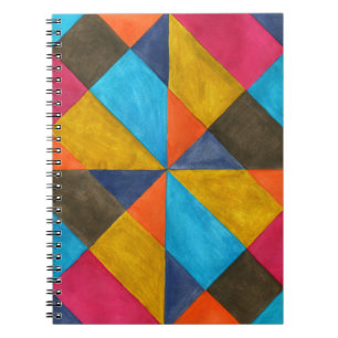 Carnet Aquarelle design créatif abstrait.