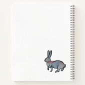 Carnet Aquarelle dessinée à la main lapin (Dos)