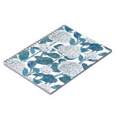 Carnet Aquarelle d'hydrangée blanche (Côté gauche)