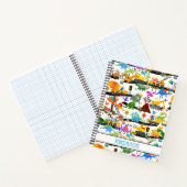 Carnet Aquarelle Dinosaure Construction Enfants mignonnes (Intérieur)