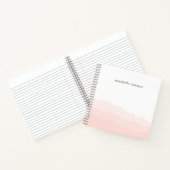 Carnet Aquarelle Dip Dye Blush Rose Feminbre (Intérieur)