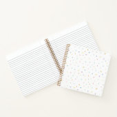 Carnet Aquarelle douce Motif Confetti (Intérieur)