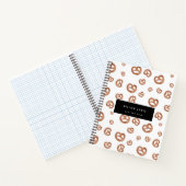 Carnet Aquarelle douce salée Motif Pretzel (Intérieur)